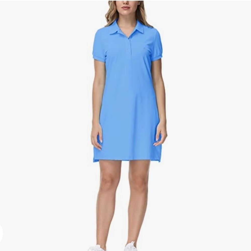 MoFiz Short Sleeve Polo Dress Size M - Picture 4 of 10